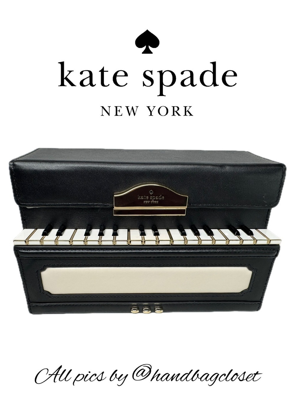 Kate Spade Novelty Pitch Perfect Crossbody Piano Bag